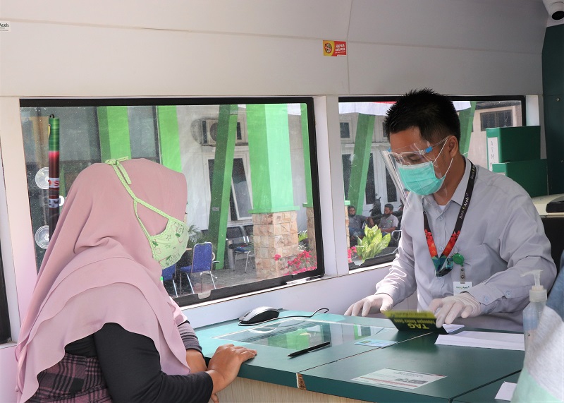 Kegiatan Penerimaan Zakat (Foto: Humas BMA)