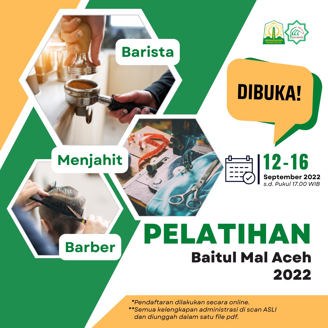 Tekan Angka Pengangguran, Baitul Mal Aceh Gelar Pelatihan
