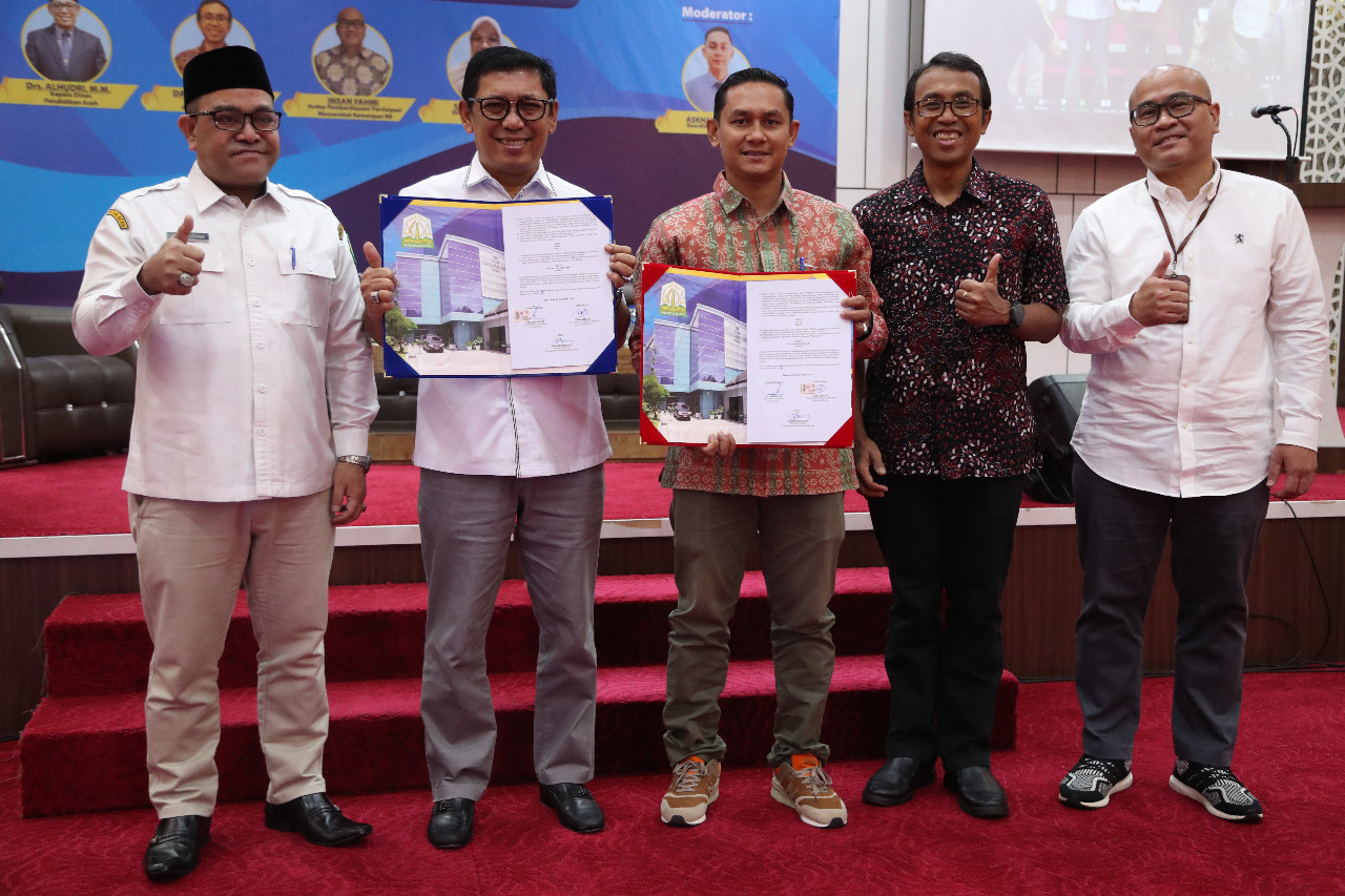 Disdik Aceh Teken MoU Dengan GeRAK dan Transparency International