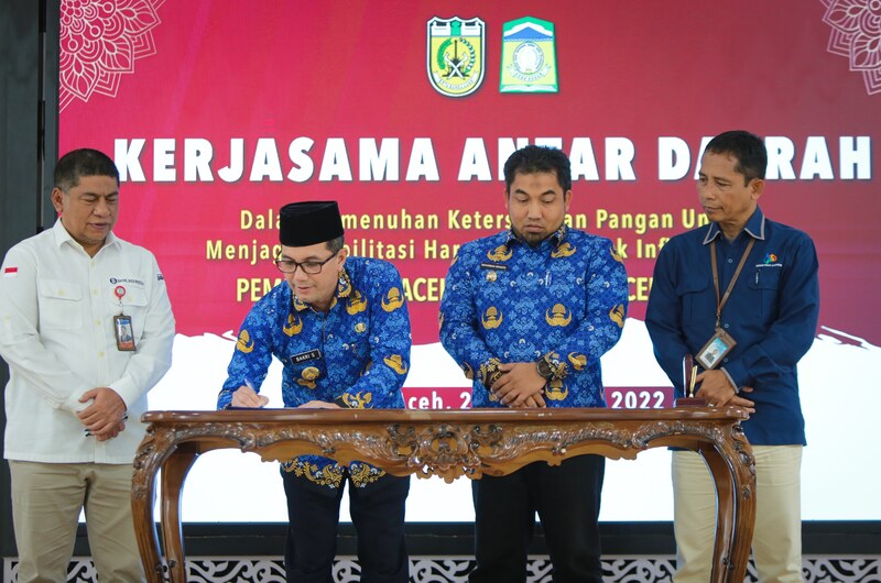 Banda Aceh dan Aceh Besar Teken Kerjasama Ketahanan Pangan