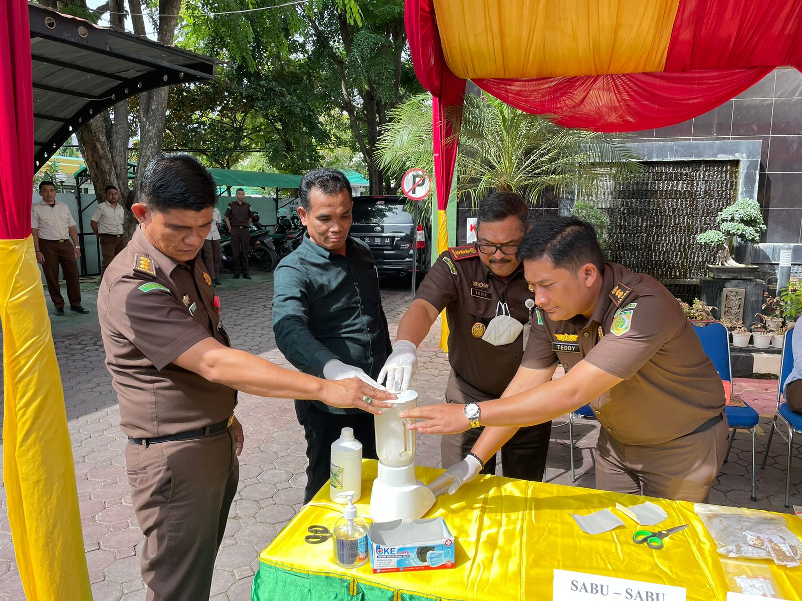 Kejari Banda Aceh Musnahkan Barang Bukti Narkoba