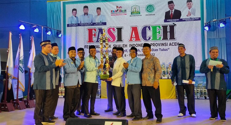 Kota Banda Aceh raih juara umum pada Even PASI provinsi Aceh tahun 2022. (Nukilan/Reji)