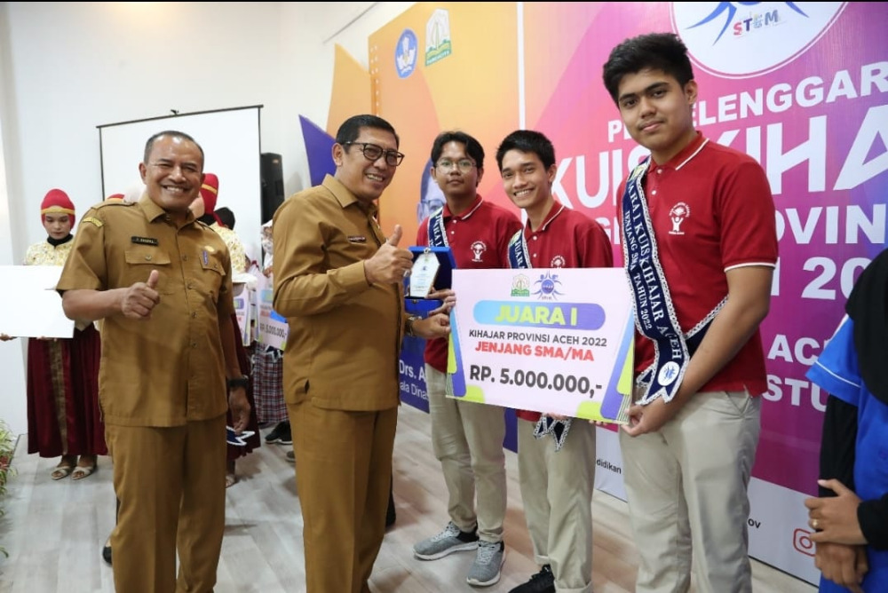 Membanggakan, Aceh Terbanyak Pendaftar Kuis Kihajar Stem 2022