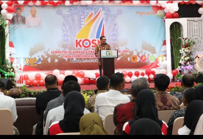 KOSN 2022, Kadisdik: Ajang Mencetak Atlet yang Dapat Mengharumkan Nama Aceh