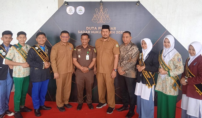 Duta pelajar taat hukum. (Foto: Nukilan/Wanda)