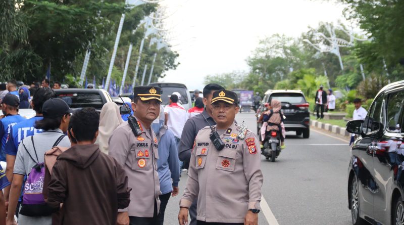 Kapolresta Banda Aceh, Kombes Pol Joko Krisdiyanto, SIK  (Kiri) dan Kabag Ops Polresta Banda Aceh, Kompol Wahyudi, SH (kanan).