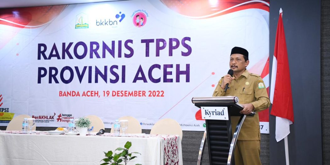 Asisten I Sekda Aceh Buka Rakor Tim Percepatan Penurunan Stunting Tahun 2022