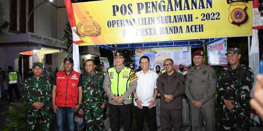 Pj Gubernur bersama Forkopimda Tinjau Pos Pengamanan Nataru