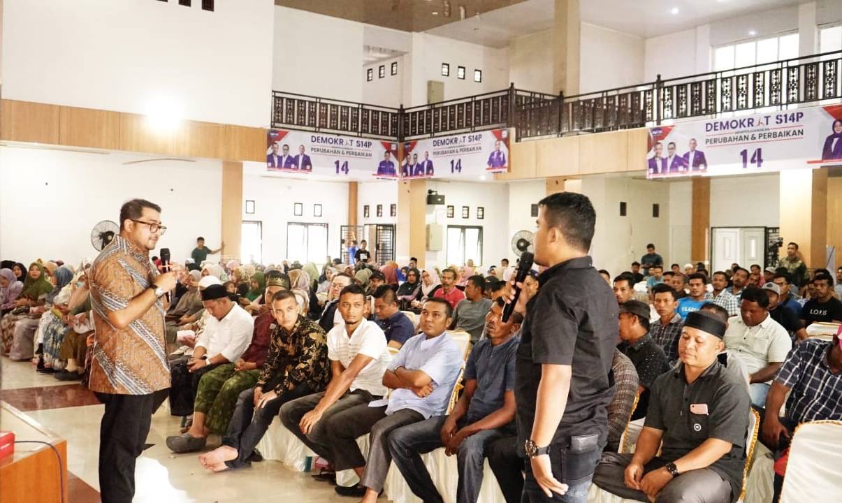 Silaturahmi Dengan Teuku Riefky, Masyarakat di Pidie Ucapkan Terimakasih dan Sampaikan Aspirasi