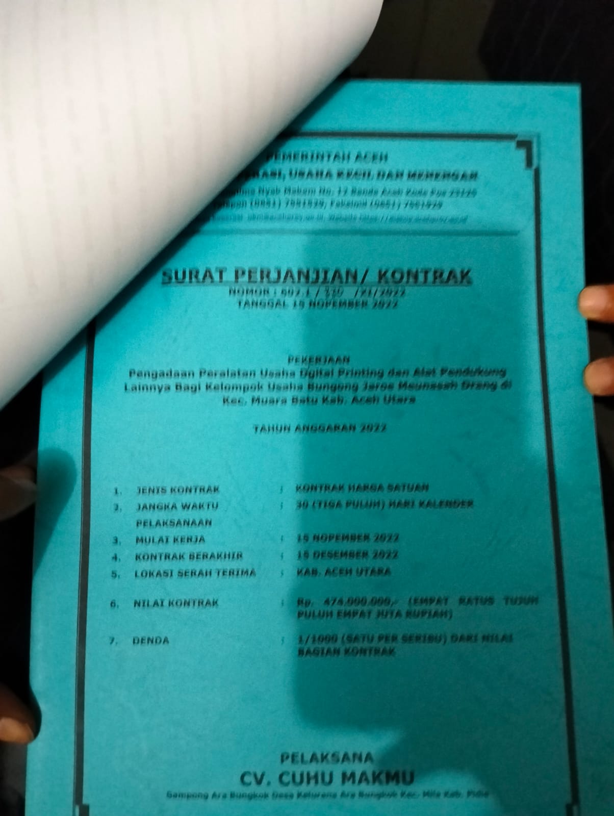 Diskop UKM Aceh Dituntut Beri Kebijakan Terkait Pengadaan Digital Printing