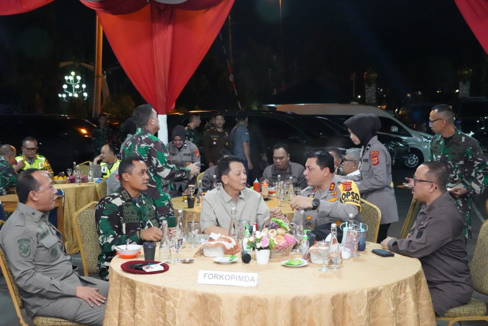 Forkopimda Aceh Pantau Situasi Malam Tahun Baru Bersama Kapolri