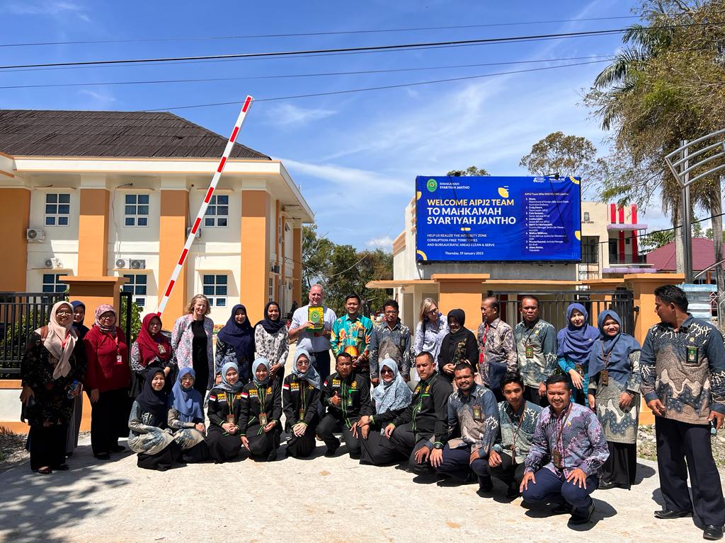 AIJP2 lakukan audiensi Kehormatan ke Mahkamah Syar’iyah Jantho