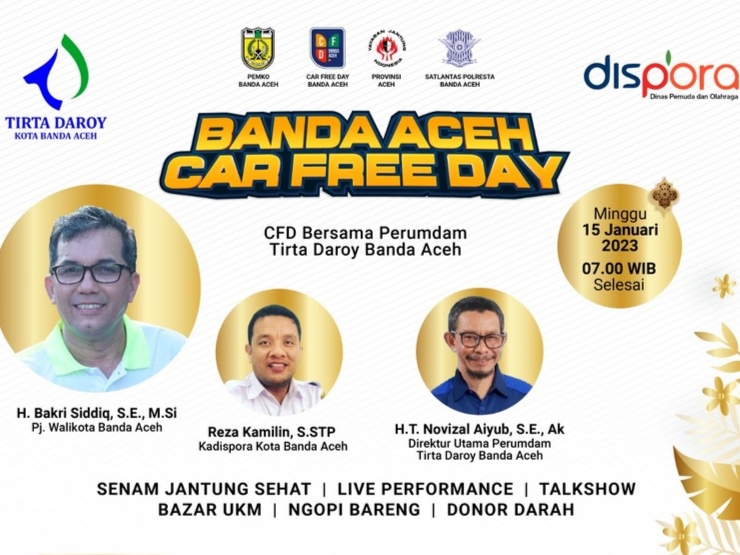 Banda Aceh Kembali Gelar Car Free Day Pekan Ini