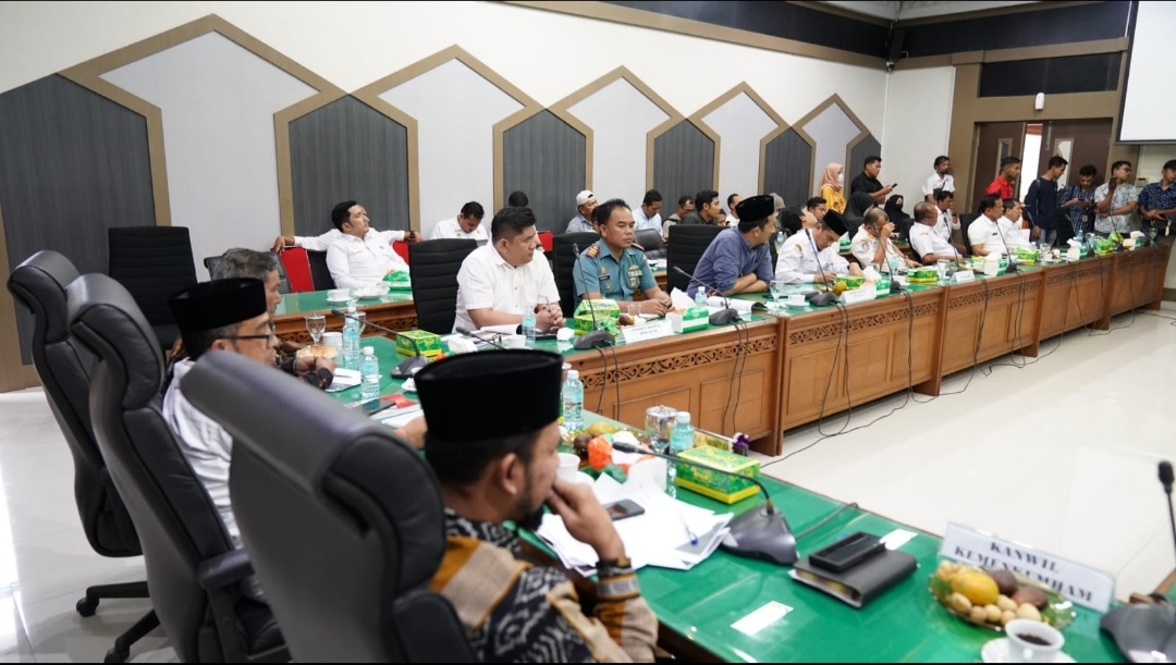 Rapat koordinasi Komisi I DPR Aceh. (Foto: Dok. Humas DPRA)