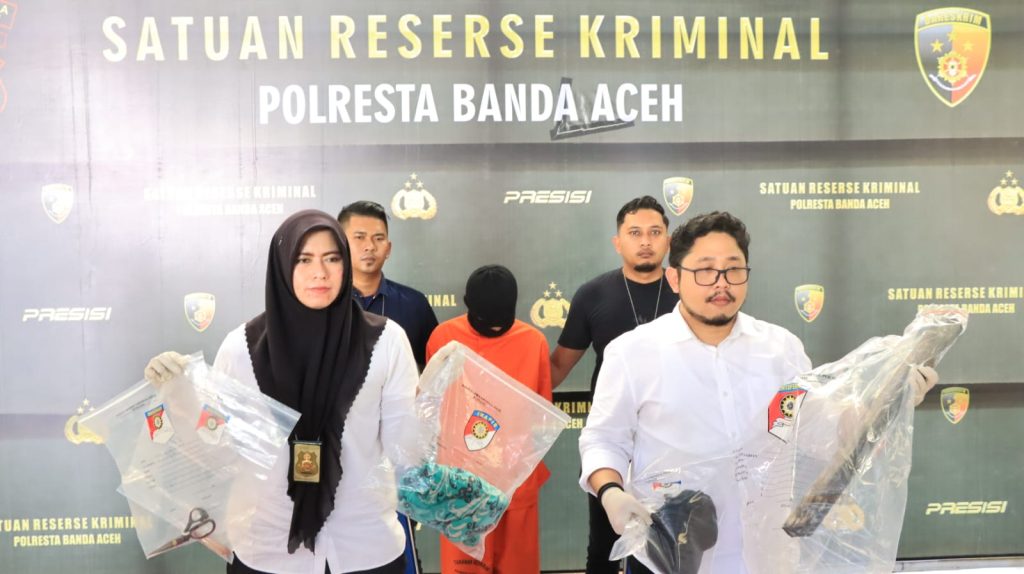 Polresta Banda Aceh Tangkap Pelaku Pemerkosaan dan Pencuriaan