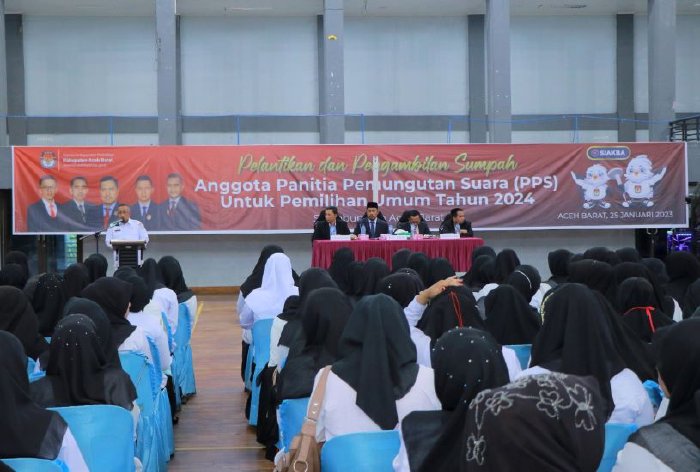 963 Anggota PPS Aceh Barat Resmi Dilantik