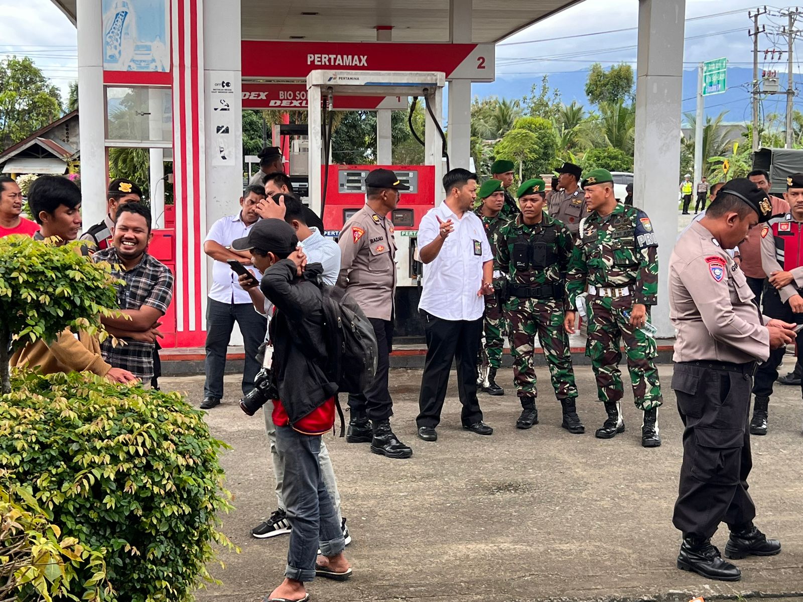 MS Jantho Gelar Eksekusi Pengosongan Objek Sengketa, SPBU Indrapuri Ditutup Sementara