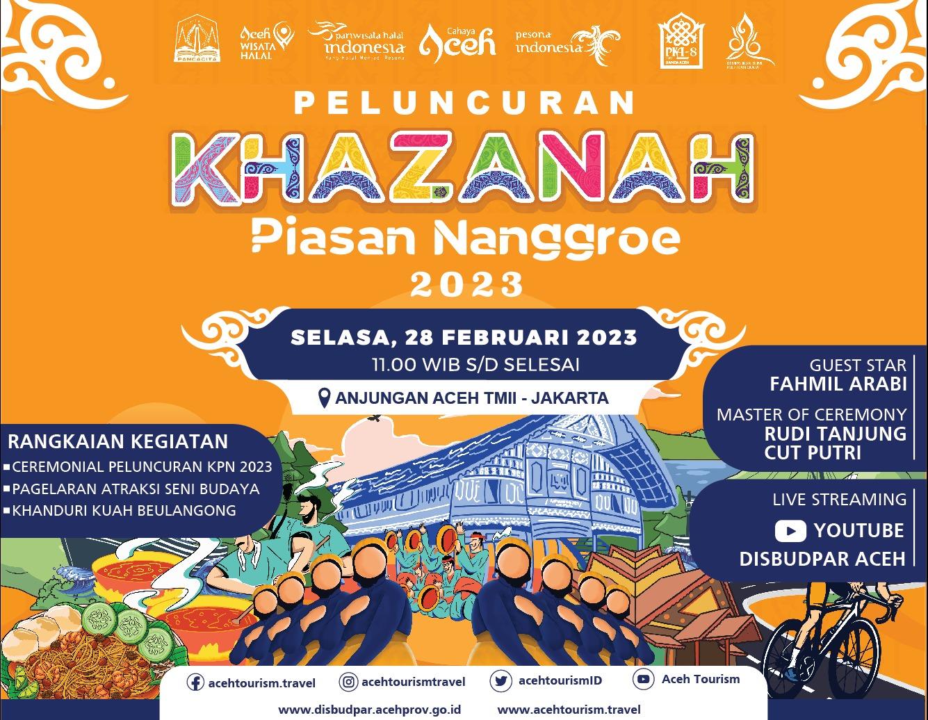 Bertajuk Pariwisata Khazanah Piasan Nanggroe Tahun 2023