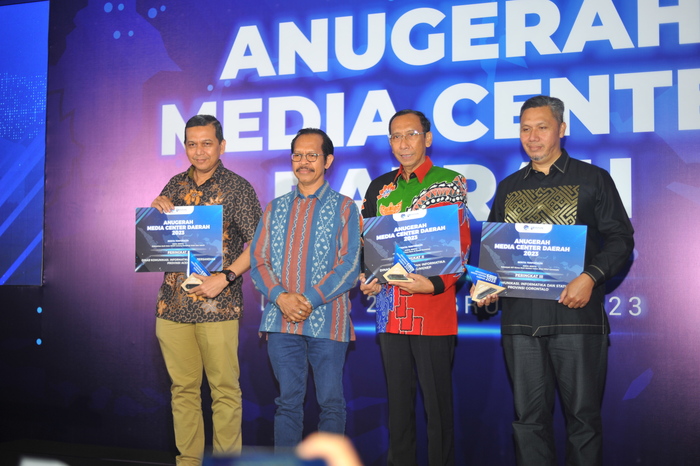 Pemerintah Aceh Raih Peringkat I Kategori Berita Terpopuler Anugerah Media Center Daerah 2023