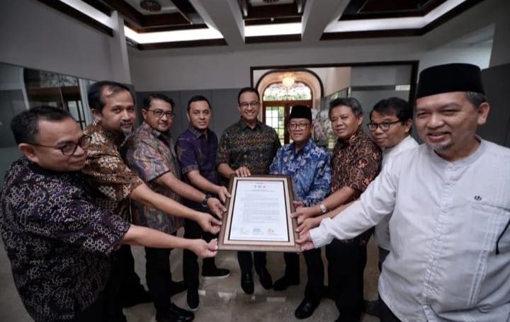 Komunitas Relawan Pro Anies mengapresiasi terbentuk dan dideklarasikan Koalisi Perubahan Untuk Persatuan oleh tiga partai pendukung Anies Baswedan yaitu Partai Nasdem, Demokrat dan PKS kemarin. (Foto: Ist)