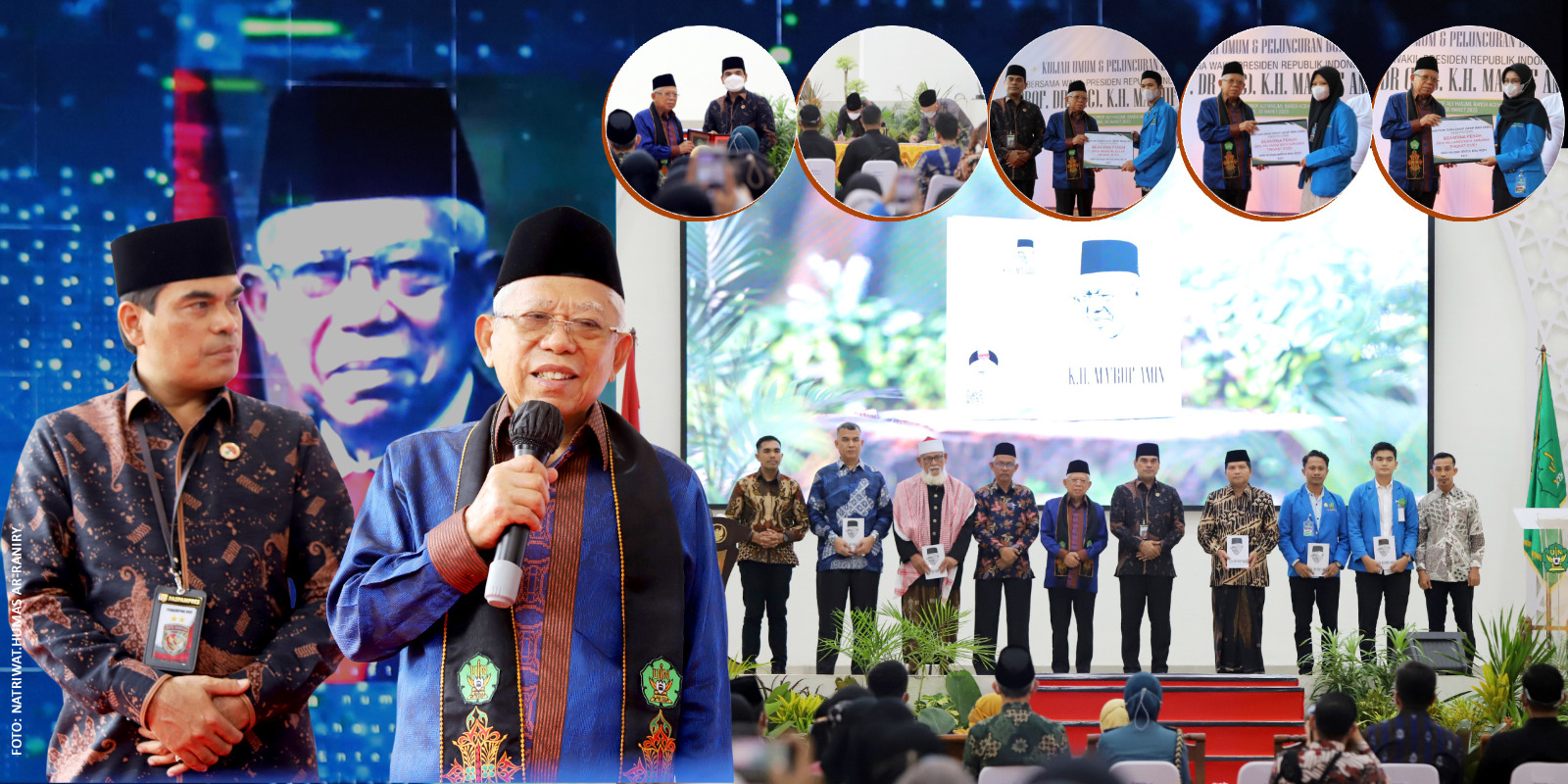 Prof Ma’ruf Amin, Wapres Pertama yang Hadir ke UIN Ar-Raniry