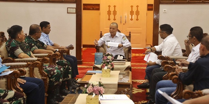 Pj Gubernur Harapkan Dukungan PB FASI Sukseskan PON 2024 di Aceh, Jum'at (31/3/2023). (Foto: Ist)