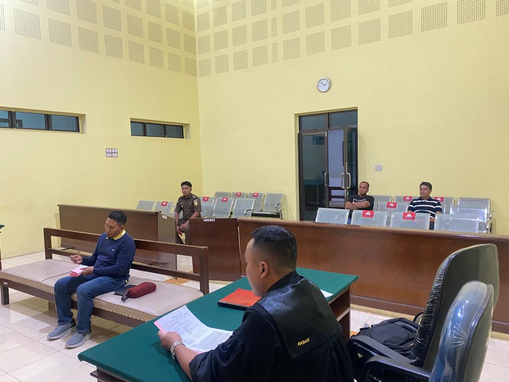 Sidang Pembacaan Tuntutan JPU kepada terdakwa Ahmadi di Pengadilan negeri Bener Meriah.