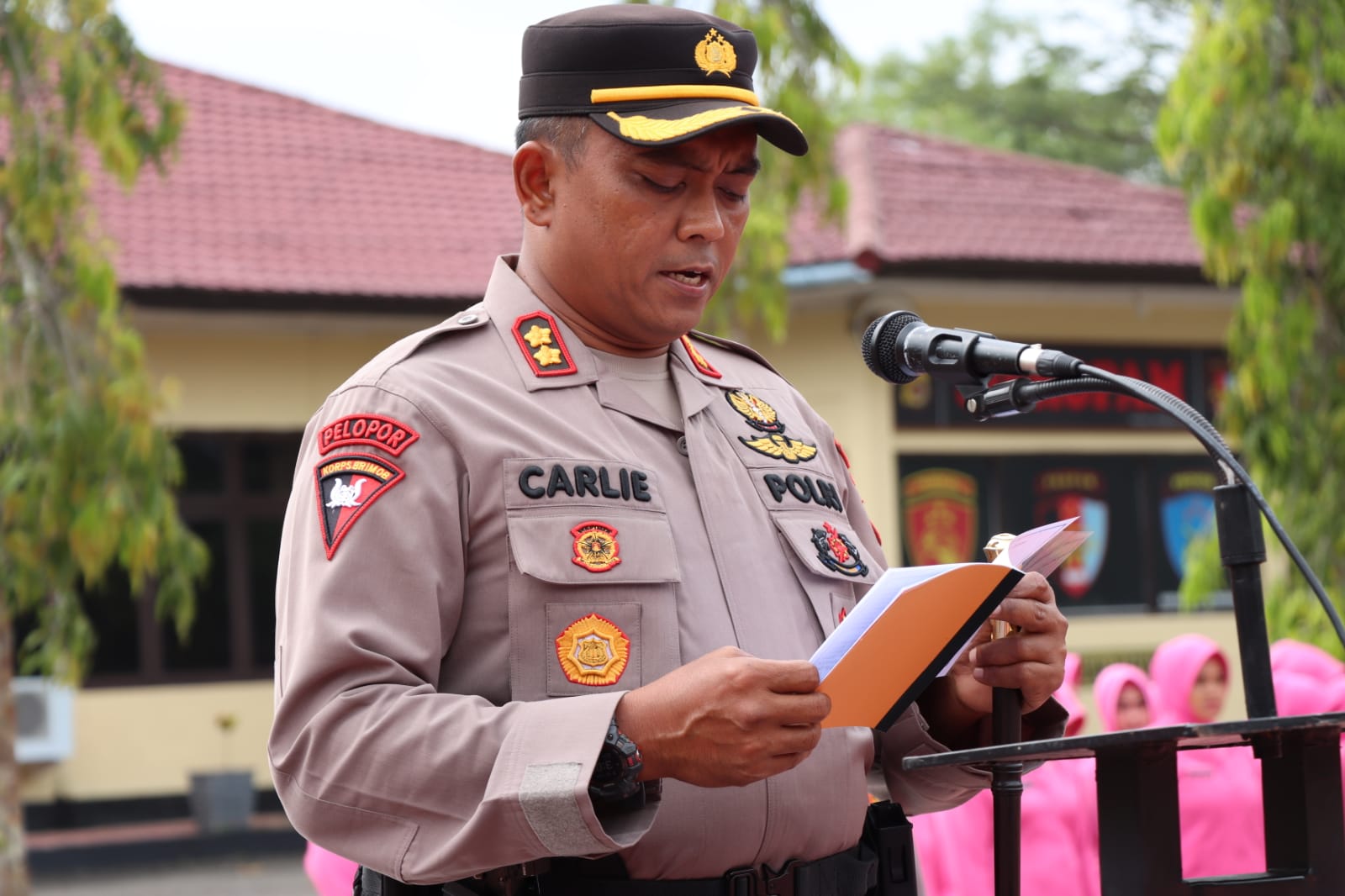Kapolres Aceh Besar AKBP Carlie Saputra Bustamam, S.I.K, M.H,