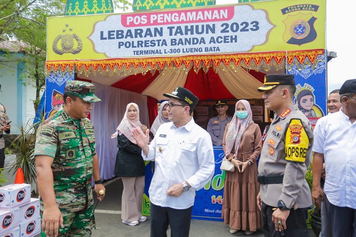 H -1 Lebaran, Bakri Siddiq bersama Forkopimda Tinjau Pos Pelayanan Terpadu