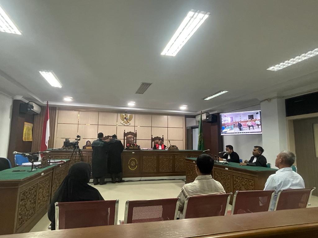 Sidang pembacaan tuntutan terdakwa SPPD Fiktif DPRK Simeulue.