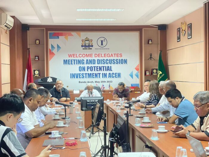 Immunix Internasional Audiensi ke Kadin Aceh bahas invenstasi. (Foto: Nukilan)