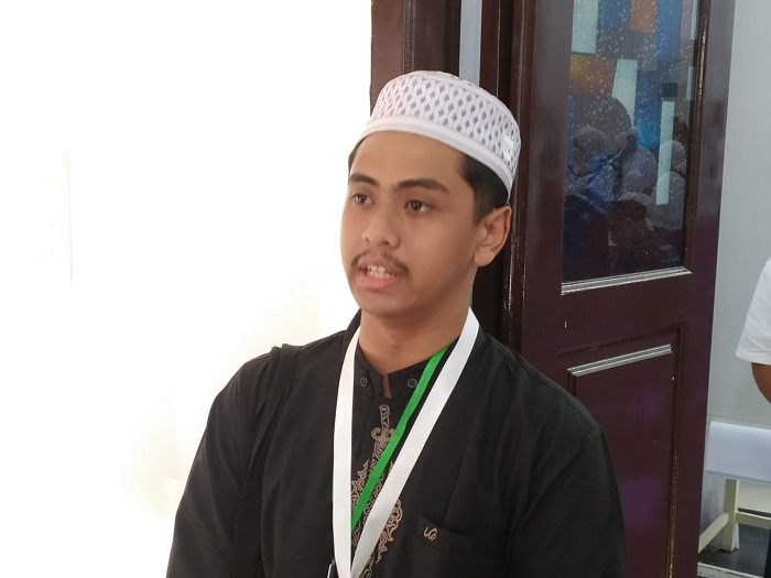 Abizar Al-Aqsa asal kabupaten Bireuen menjadi jemaah haji termuda asal aceh. (Foto: Nukilan/Azril)