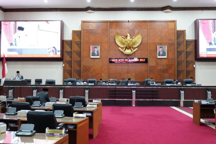 DPR Aceh Paripurna Raqan Hasil Fasilitasi Kemendagri