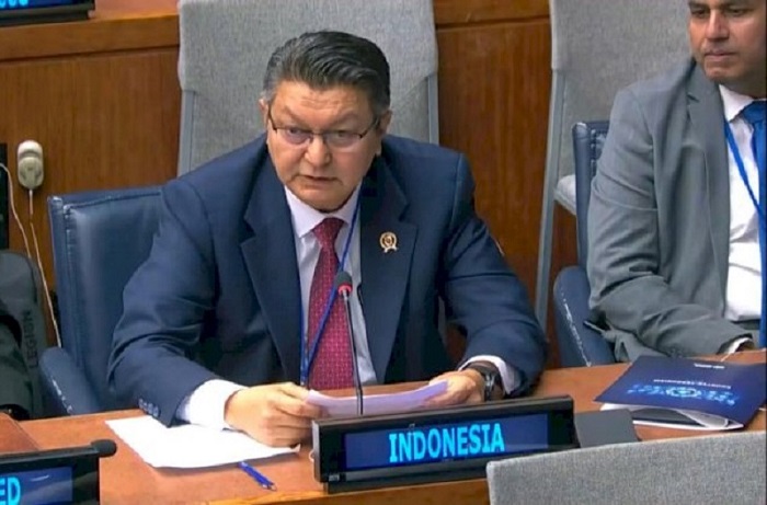Pemerintah Republik Indonesia berkomitmen memperkuat kerja sama tingkat global maupun nasional dengan semangat kolaborasi antara Pemerintah, Masyarakat Sipil, Sektor Privat, Akademisi, dan Media (Pentahelix) untuk terus melawan terorisme. (Foto: Dok. BNPT)