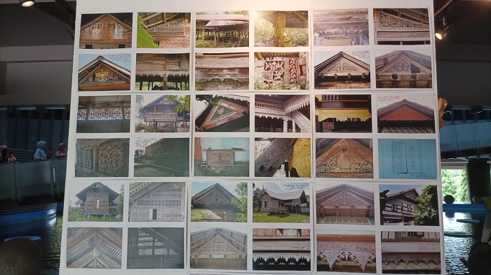 Gambar Ornamen Rumah Adat Aceh Dari Waktu ke Waktu. (Foto: Nukilan/Azril)