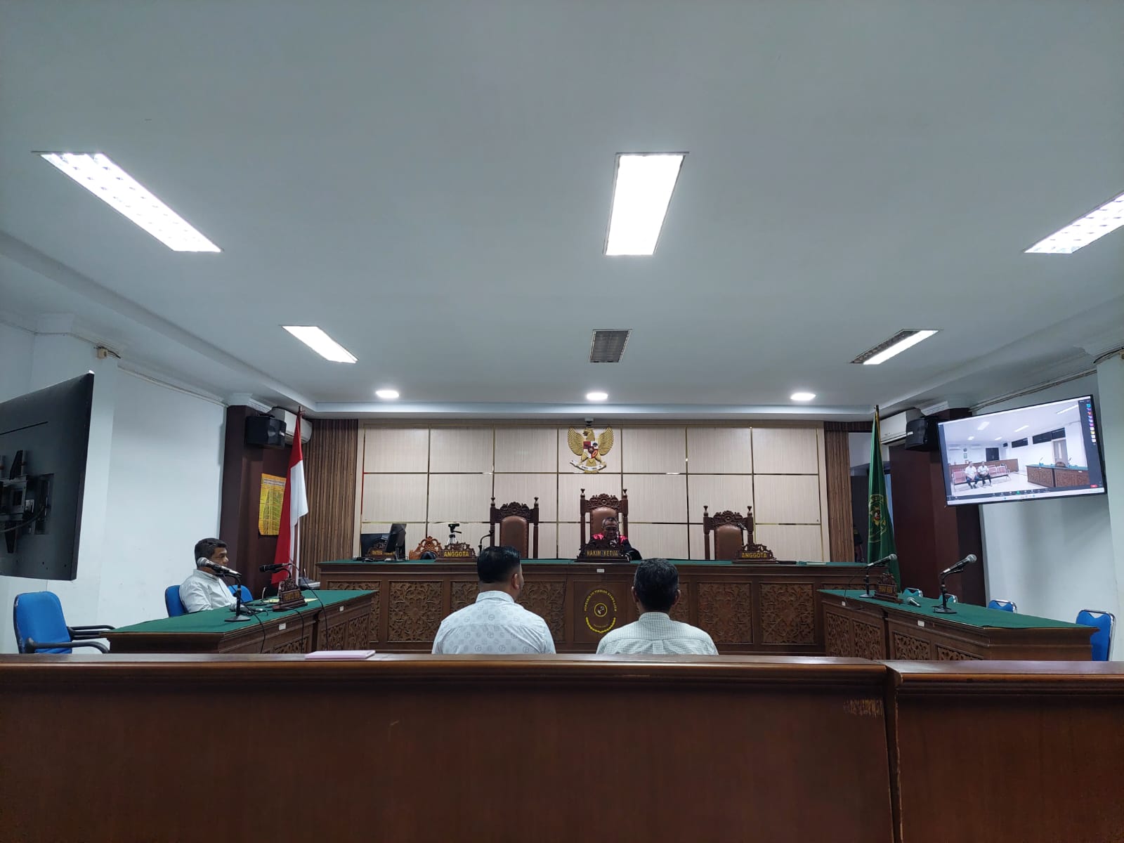 Sidang pergantian nama M Zaini yang akrab disapa Bang M di Pengadilan Negeri Banda Aceh.