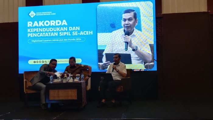 Kepala Dinas Komunikasi, Informasi dan Persendian (Kominsa) Aceh, Marwan Nusuf menyebutkan fungsi dari kominfo itu ada empat fungsi, yaitu komunikasi, Informatika, Persendian dan Statistik.  (Foto: Ist)