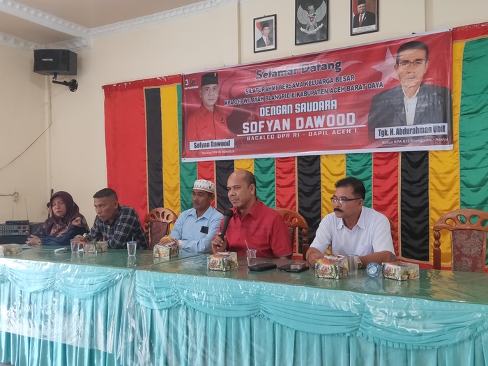Silaturahmi dengan KPA Abdya, Sofyan Dawood Minta Dukungan Maju DPR-RI