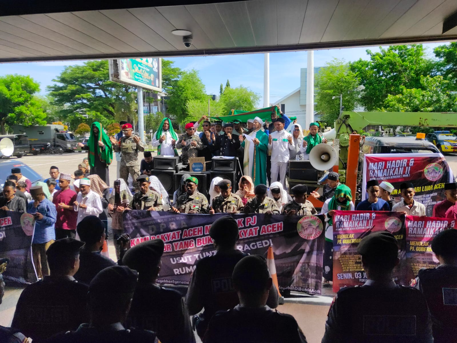 Unjuk Rasa ke DPRA, Aliansi Rakyat Atjeh Tolak Pj Gubernur dari Luar Aceh