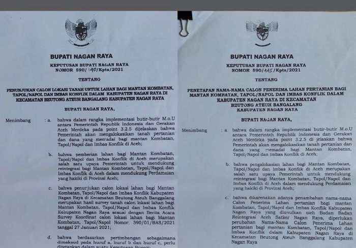 Wahana Lingkungan Hidup Indonesia (WALHI) Aceh merespon kebijakan Pemkab Nagan Raya dan semua pihak, dalam upaya perluasan Wilayah Kelola Rakyat (WKR) dalam bentuk pengalokasian tanah untuk lahan pertanian dan perkebunan bagi mantan kombatan, Tapol/Napol dan imbas konflik di Kecamatan Beutong Ateuh Banggalang, Kabupaten Nagan Raya. (Foto: Ist)