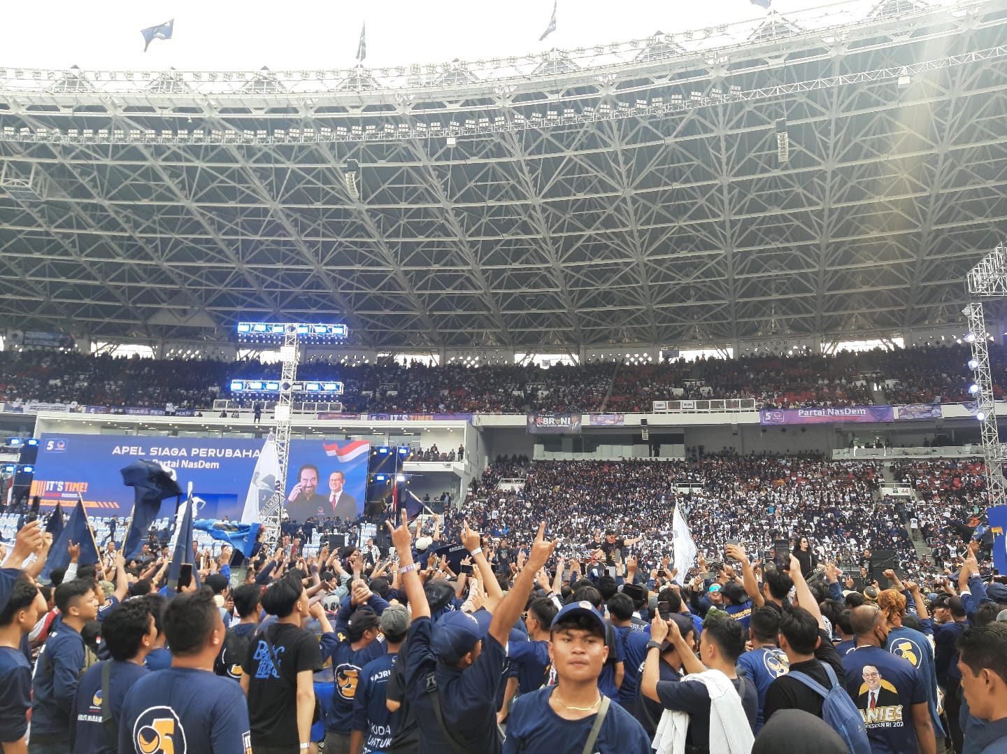 Apel Siaga Perubahan Nasdem Foto: Dea Duta Aulia / detikcom