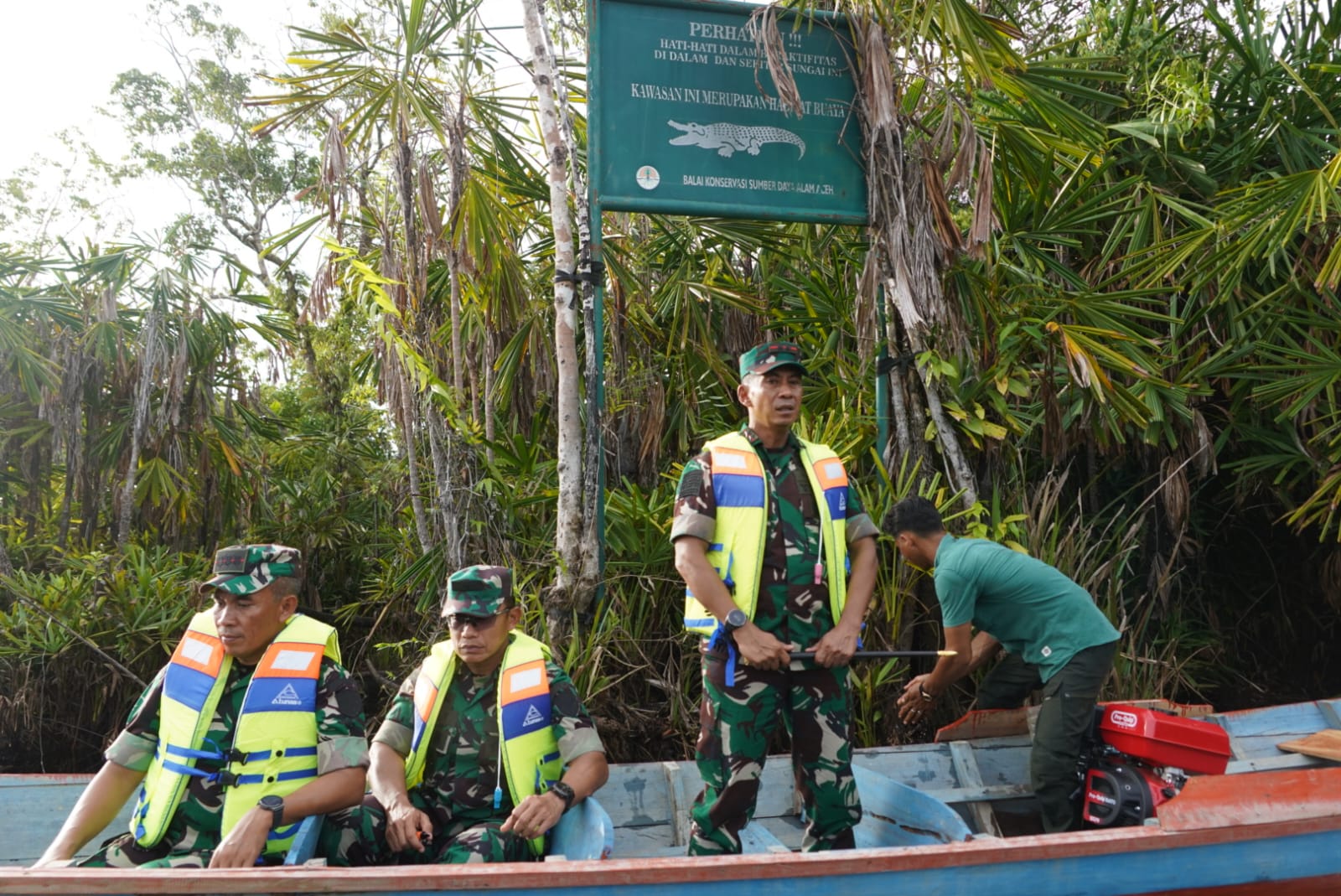 Pangdam IM Tinjau Suaka Marga Satwa Rawa Singkil 