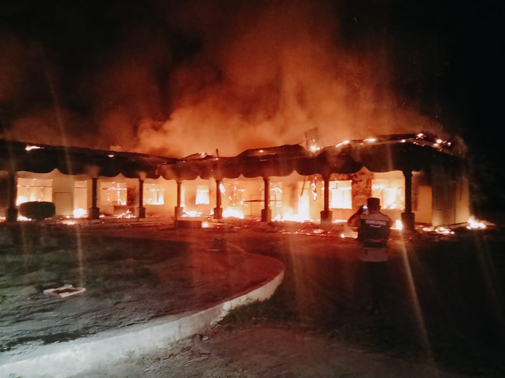 Kebakaran Pesantren Gontor. (Foto: Dok. BPBA)