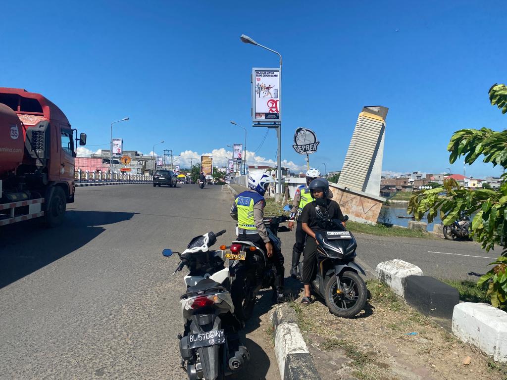 Polres Lhokseumawe Imbau Masyarakat Tak Melawan Arus Lalu Lintas