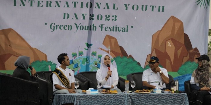Badan Kependudukan dan Keluarga Berencana Nasional (BKKBN) Perwakilan Provinsi Aceh mengelar acara peringatan International Youth Day atau peringatan Hari Remaja Internasional 2023 yang mengankat tema Green Youth Festival dan diikuti oleh seratusan remaja Aceh dari berbagai kalangan. (Foto: Dok. Diskominfo Aceh)