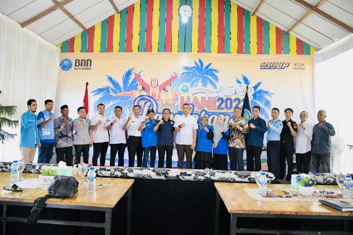Badan Narkotika Nasional (BNN) Kota Sabang menggelar kegiatan pagelaran seni guna untuk melakukan kampanye anti narkoba sebagai rangkaian momentum peringatan Hari Anti Narkotika Internasional (HANI) Tahun 2023.