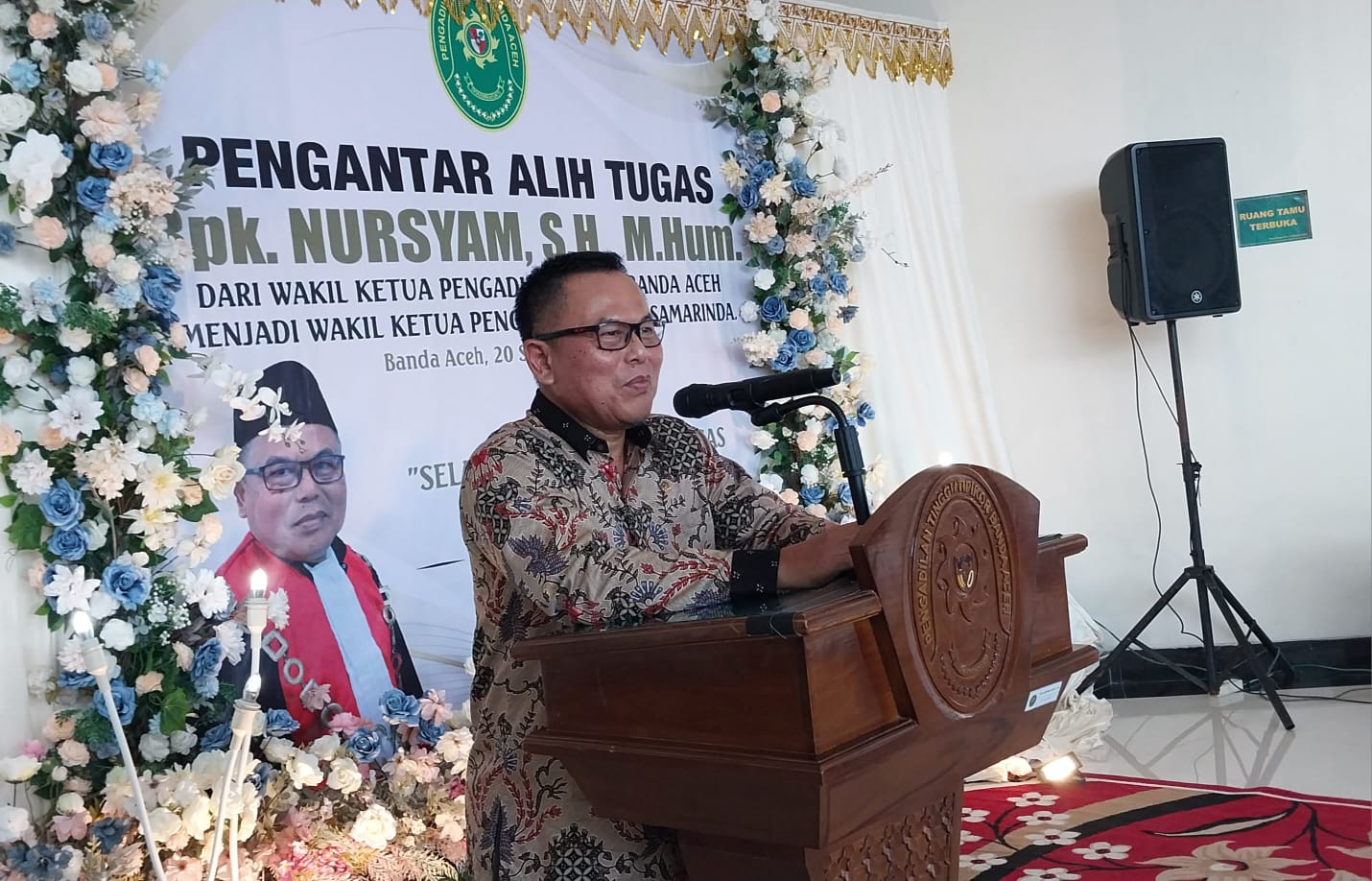 Wakil Ketua Pengadilan Tinggi Banda Aceh Beralih Tugas ke Kalimantan Timur