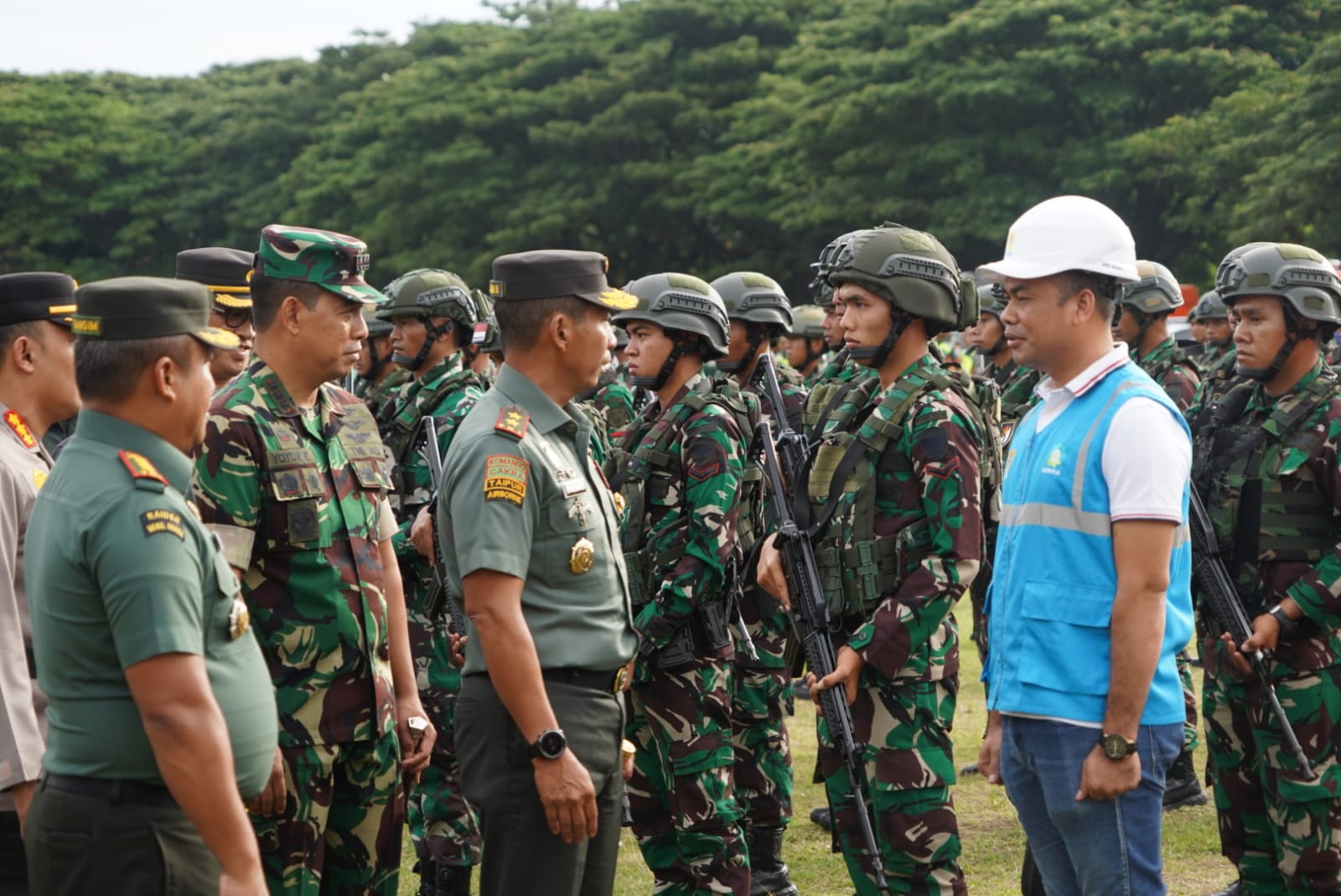 Jelang Kunker Wapres ke Aceh, Pangdam IM Cek Kesiapan Pasukan Pengamanan VVIP