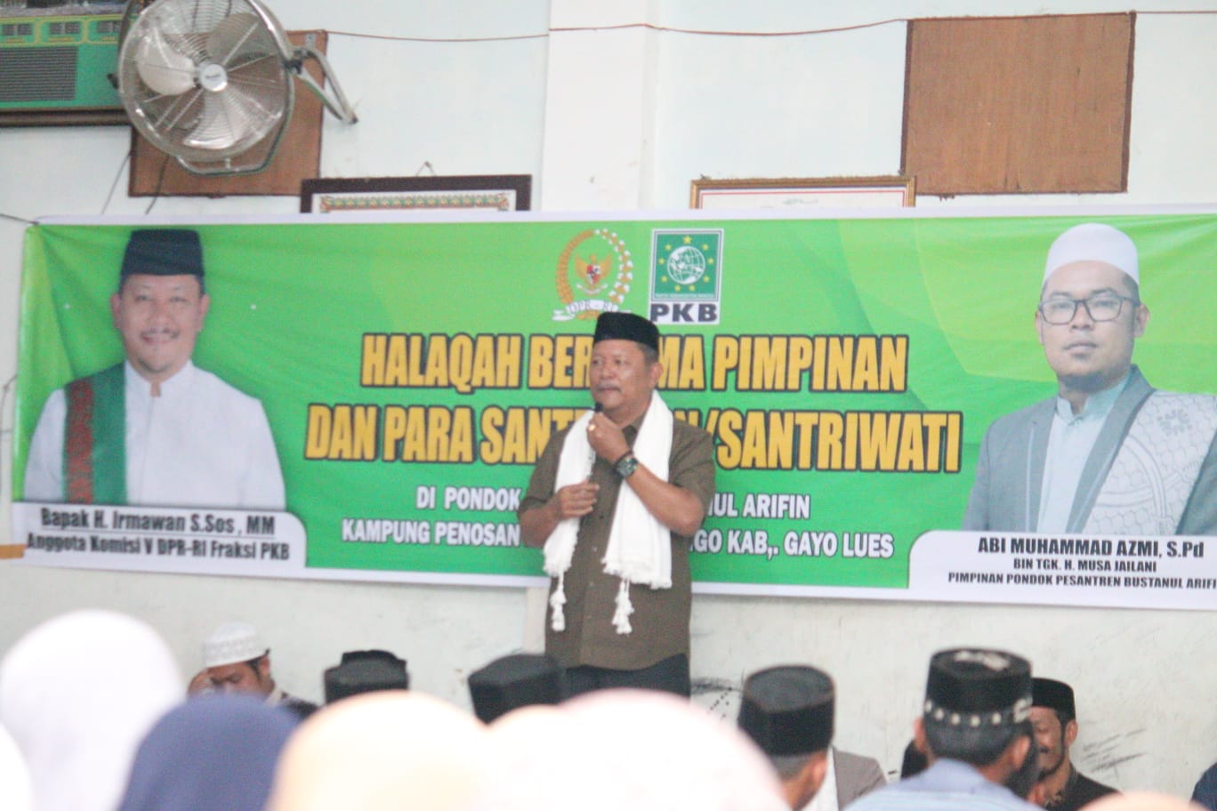 Kunjungi Pesantren, Ini Harapan Irmawan untuk Santri di Gayo Lues