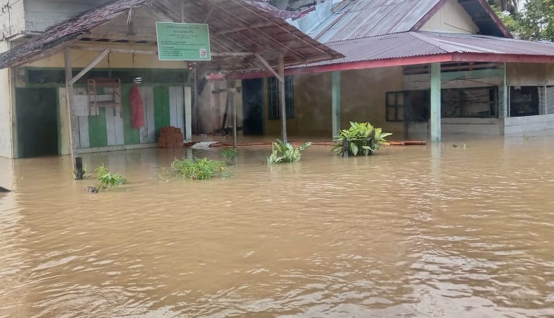 Hujan Deras Landa Aceh Barat, Delapan Kecamatan Direndam Banjir